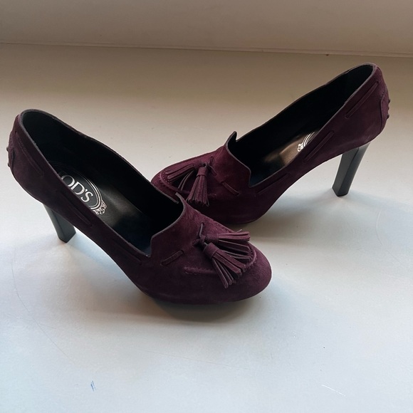 Tod’s purple suede pumps ! Brand New - Picture 10 of 10